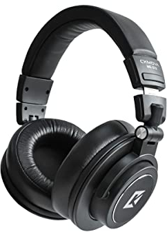 CKMOVA ME-S10 - Professioneller Feld- und Monitor-Studiokopfhörer in geschlossener Bauform, Schwarz