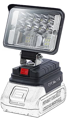 KATSU FIT-BAT 21V Cordless LED Work Light 3 Inch Portable Flashlight Emergency Lamp with USB Charging Port for Job Site Garage Car Repairing Camping, No Battery and Charger