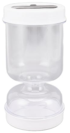 Récipient de Stockage de Cornichons Bocal en Verre Pot de Cornichon Fraîcheur des Aliments scellé avec Pot pour Pot à Biscuits pour Pot à Biscuits Pot à Large Bouche Entonnoir