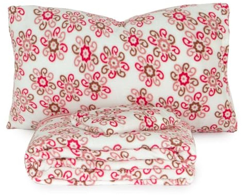 Morbidissimi Set lenzuola Completo letto in Pile Coral art. Chiara, Termico, Morbido, Caldo per letto Una piazza e mezza FUCSIA