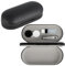 Windfromort 2 en 1 Étui Lentilles de Contact avec Miroir – Boîte Lunettes Rigide Compacte – Étui Lunettes pour Soleil et Lecture (Noir)