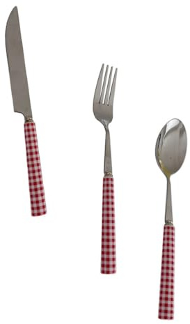 Veemoon Juego de Cubiertos de Cocina Rojo con Mango de Cerámica Incluye para Carne y Cortador de Carne Set de 3 Piezas Utensilios Multifuncionales para Pizza Bistec y