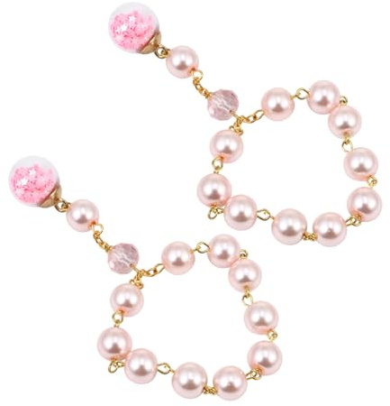HYHJYMG Tillbehör 2st Rosenkransarmband för spädbarn Doparmband Bekväma armband Pearl Beads Alloy