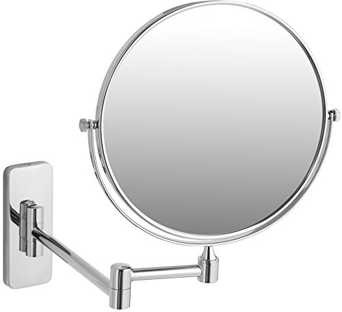 TecTake Espejo de Maquillaje Espejo para baño | Orientable 360 Maquillaje y Afeitado - Varios Modelos (7 aumentos | no. 402643)