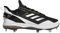 adidas Icon 7 Boost Baseball Cleats Black/White/Silver Metallic 14 D (M)