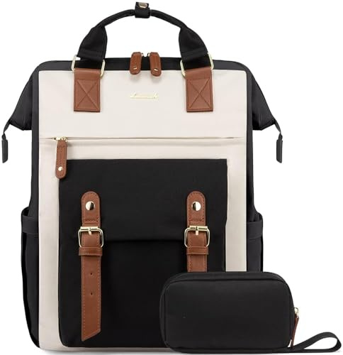 LOVEVOOK Sac a Dos Femme, Sacs à dos pour Ordinateur Portable 15,6 pouces