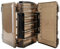 OriGlam Doppelseitige Angelköderbox mit Handgriff, 10 Fächer, Aufbewahrungsbox für Angelköder, Zubehörkoffer (20 x 17 x 4,5 cm)