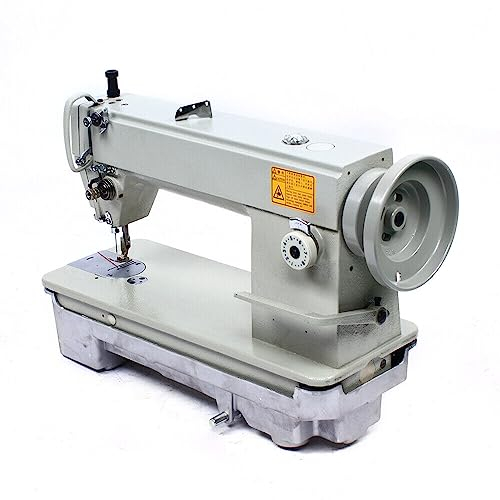 Manuell sömmaskin symaskin 8 mm nål pelare läder industriellt tjockt material, 3 000 s.P.M, för sömnad bomull, presenning läder jeans alla typer av tyger