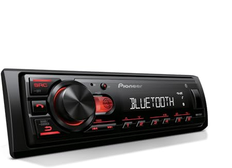 Pioneer MVH-S230BT Bluetooth Car Radio with USB Input, Smartphone Connection, Hands-Free Kit