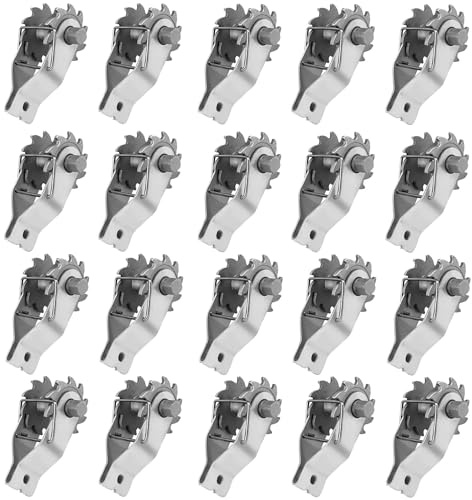 Electric Fence Wire Strainer for Electric Fence, Farm Fence, Heavy Duty Inline Wire Tensioner, Wire Ratchet Tensioner (20 Pack)