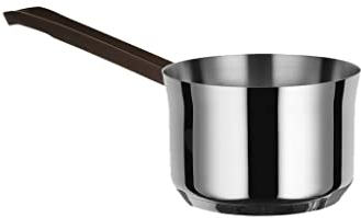 Alessi edo Long-Handled Saucepan, Ø 14, Steel,Brown