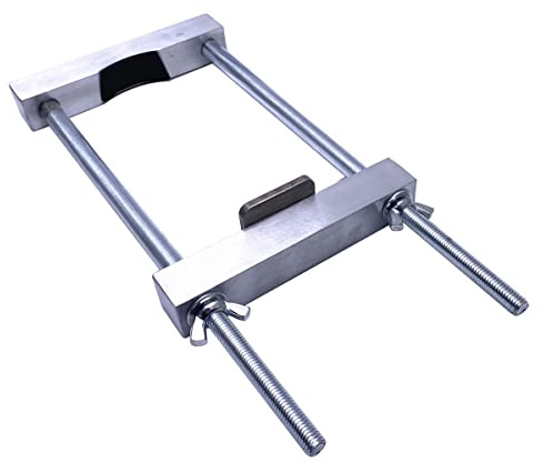 TUOREN Cello Repair Clamp Adjustable Neck Fingerboard Fastening Clamp Clip Cello Making Luthier Tools, Silver