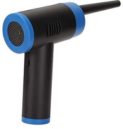 Kabelloser Elektrischer Staubwedel, Motor mit 70000 U/Min, Um 90° Drehbares Design, 7500 mAh Akku und Typ C Aufladung, Verdeckte Klinge, Druckluft Staubwedel für Sauberes Auto, Tastatur, Tierhaare