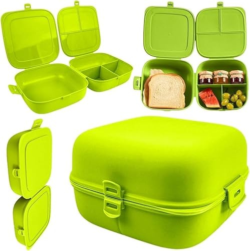 Vilde Frühstücksbehälter Lunchbox Brotdose Frühstücksdose geteilt 2x 700 ml