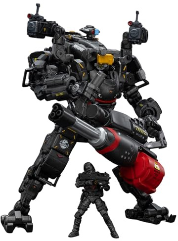 JOYTOY Action Figures 1/25 God of War 86-II Assault Anime Soldier Figure and Mecha PVC DIY Robot Collectible Military Model Collection