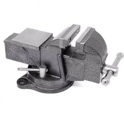 YASTA Morsa Da Banco Base Girevole Apertura 100mm Fissaggio Precisione a Morsetto