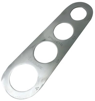 Outil de mesure de spaghetti | Outil de mesure rapide des pâtes | Outil de mesure de spaghetti | Outil de mesure facile en acier inoxydable pour mesurer correctement les spaghettis et les nouilles