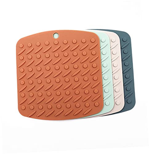 IMIKEYA 2piezas Mats De Antideslizantes para Mesa Aislantes De para y Bebidas De Verde De Mesa Multifuncionales y Fáciles De Limpiar