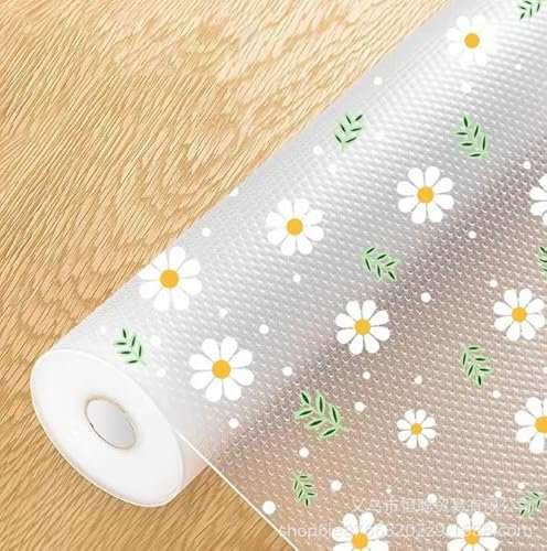 GmeDhc Tappetino per Cassetti, Tappetini Antiscivolo Non-adesivo Eva Plastica, Rivestimento Cassetti, per Proteggere Armadietti Cassetti Tavoloe Frigorifero Ripiani 30 * 300CM