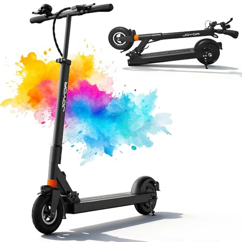 JOYOR Trotinette Electrique Adulte Puissante Autonomie 40-50km Moteurs 500W Avant & Arrière Trottinette électrique Adulte 48V 10.4Ah,Scooter Pliable Ultra-léger, élégant et Unisexe