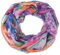 fashionchimp Loop Schlauchschal für Damen mit All-Over-Muster im Batik Style, Crash and Crinkle, Seide (Lila)