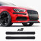 Autodomy Stoßstangenschutz Selbstklebend Fahrzeugschoner Kratzschutz Bumper Universal 2 Stück | Auto Aufkleber Streifen 40x4 cm (Carbon)