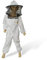 LYSON Imkeranzug Kinderanzug mit abnehmbaren Hut Kinderoverall mit Schleier Bienenschutzkleidung für Kinder, Schutz vor Bienen Imkerhut mit Schleier Imkereibedarf 116
