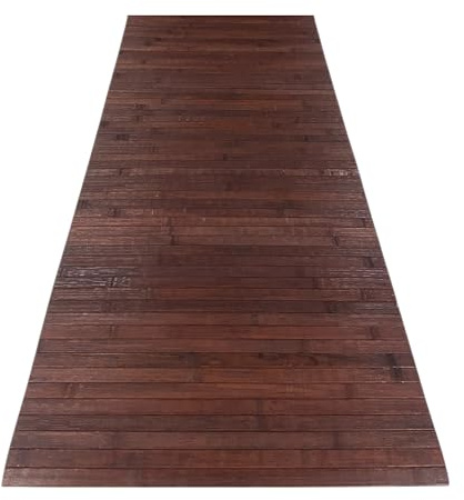 Tex family Küchenteppich aus Bambus Woody Braun - 50 x 180 cm