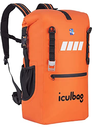 Iculbag Isolierter 25-l-Rucksack, Kühlrucksack, isoliert, auslaufsicher, wasserdicht, für den Außenbereich, Wandern, Strand, Bergsteigen, Picknick, isolierte Lunch-Taschen für Männer und Frauen