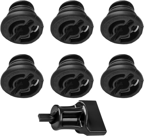Ölablassschraube für vw, Ölablassschraube für Volkswagen 1.8L 2.0L Benzin Ersatz für Audi Golf Passat Ersetzen 06L103801, 6 Stück Ölablassschraube kein Leck mit Werkzeug zum Entfernen
