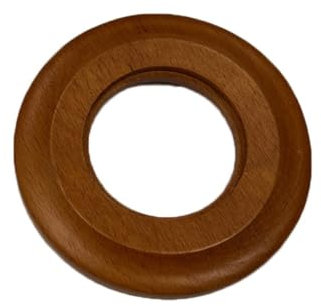Marco empotrable 1 elemento de madera, acabado brillante; ideal para decoración interior y montaje de interruptores o enchufes.
