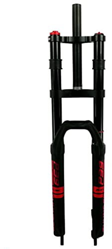 Downhill mountainbike fjädergaffel 26 27,5 29 tum resa 160 mm luftgaffel dubbelaxel framgaffel 1–1/8 rakt rör med lockout