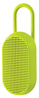 Lexon MINO T Water-resistant Bluetooth® Speaker with Carabiner - Fluorescent Yellow