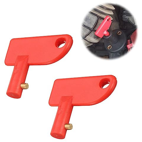 Interruttore Stacca Batteria, Batteria Tagliato Interruttore, Separatori di Batterie per Auto, Stacca Batteria per Auto, Isolatore Chiavi, Stacca Batteria per Barca, Barca,Veicoli Acceso/Spento, 2PCS