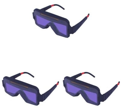 Siepificius Juego de 3 gafas de seguridad para soldadores de corte y soldadura, gafas protectoras de ojos abatibles