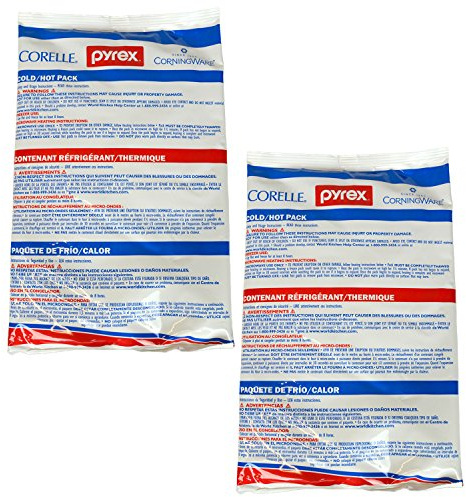 Pyrex Portable Large Cold/Hot Pack (2-Pack) - Made in The USA