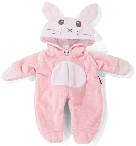 Götz 3403255 Onesie Rabbit Overall - Puppenbekleidung Gr. S - Bekleidungs- und Zubehörset für Babypuppen von 30 - 33 cm