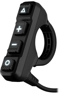 Garmin Controlador de Manillar de Banda de Rodadura, Compatible con Zumo XT2 y Tread 2 seleccionado, diseño de botón intuitivo, selecciona Capas de Mapa preferidas, Resistente, clasificación de Agua