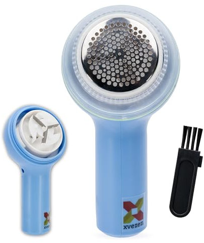 Togli Pelucchi a Batterie per Efficace Rimozione dei Pelucchi da Vestiti e Maglioni - Spazzola a Pile per la Pulizia dei Tessuti