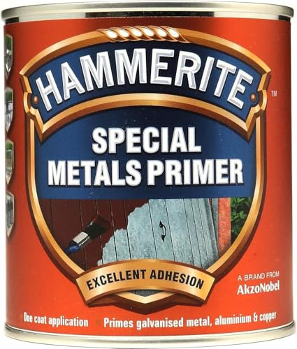 Hammerite Special Metals Primer 250ml – Anti-Rust Metal Primer – Protective Rust Prevention Coating – High Performance Metal Primer for Iron, Steel, Galvanised Surfaces