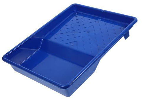 iplusmile Vassoio Per Vernice in Plastica 9 Pollici Rivestimenti Usa e Getta Per Rullo Pittura Murale e Ristrutturazione Casa Blu Resistente e Leggero Per Progetti Di Verniciatura