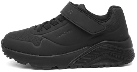 Skechers Boy's Uno Lite Vendox Sneaker, Black 01, 1.5 UK