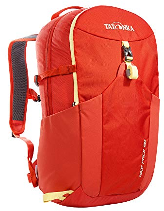Tatonka Wanderrucksack Hike Pack 20l mit Rückenbelüftung und Regenschutz - Leichter, bequemer Rucksack zum Wandern - 22 Liter Volumen (red orange)