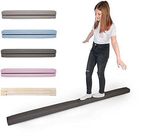 MAMOI® Schwebebalken für zuhause, Balancierbalken, Balken Turnen klappbar, Turngeräte Indoor, Balancieren und Turnbalken, Gymnastic bar
