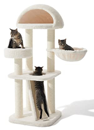 Nobby Kratzbaum Moja, Cream, 49 x 49 x 126 cm, 1 Stück