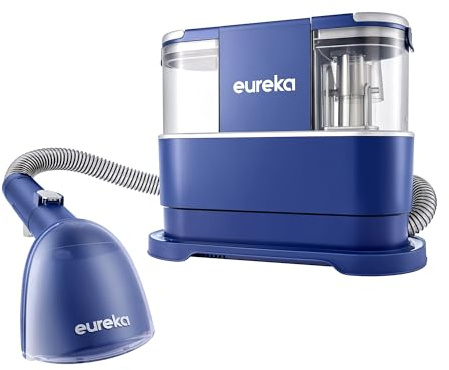 EUREKA Portable Carpet and Upholstery Cleaner, Spot Cleaner for Pets, Stain Remover for Carpet, Area Rugs, Upholstery, Coaches and Car, 50.7oz Large Water Tank, NEY100 with Cleaning Formula, Blue
