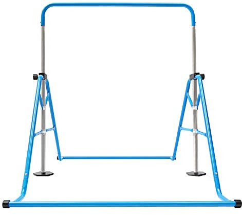 Tagtuell Barre de gymnastique, barres de gymnastique pour enfants, avec hauteurs réglables, barre fixe de jardin, barres de gymnastique horizontales, équipement d'entraînement extérieur, fitness pour