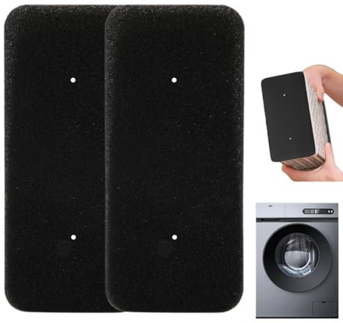 VODAFQS 2 pièces filtres pour sèche-linge Hoover Candy 40006731, filtre échangeur 275 x 125 x 10 mm, filtre éponge pour sèche-linge à condensation et pompe à chaleur