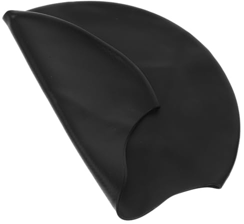 BRIGHTFUFU Swim Cap for Women and Girls Flexible Swim Hat for Hair Non- Design Comfortable Hair Reusable Swimming Cap
