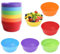 YZROHYI 18 Pezzi Ciotole Cucina Plastica 370 ML,Insalatiera Plastica Colorata,Ciotola Cereali Colazione,Scodelle per Zuppa Bowl Insalata,Ciotole Macedonia,Zuppiera,Ciotole Patatine per Feste